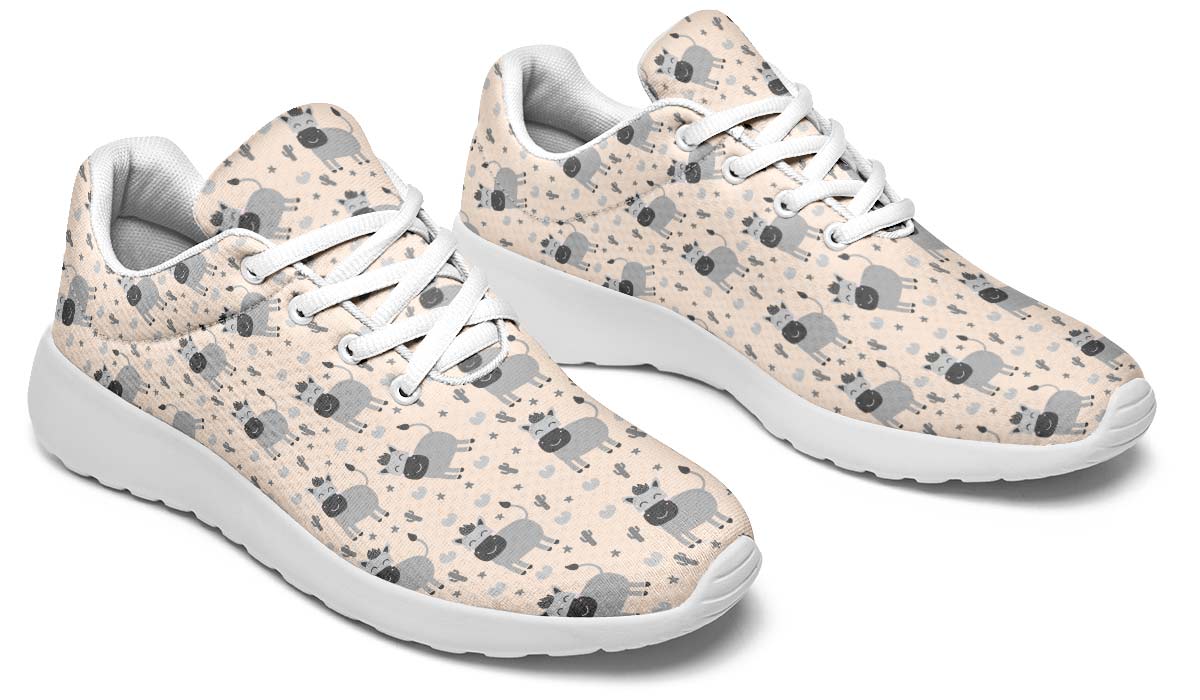 Donkey Pattern Sneakers