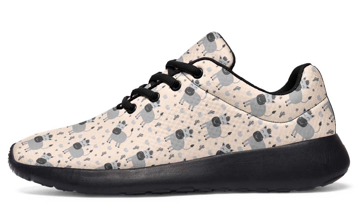 Donkey Pattern Sneakers