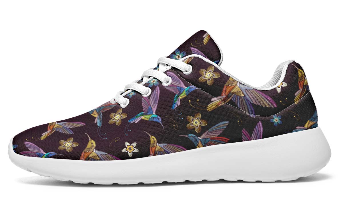Embroidery Hummingbirds Sneakers