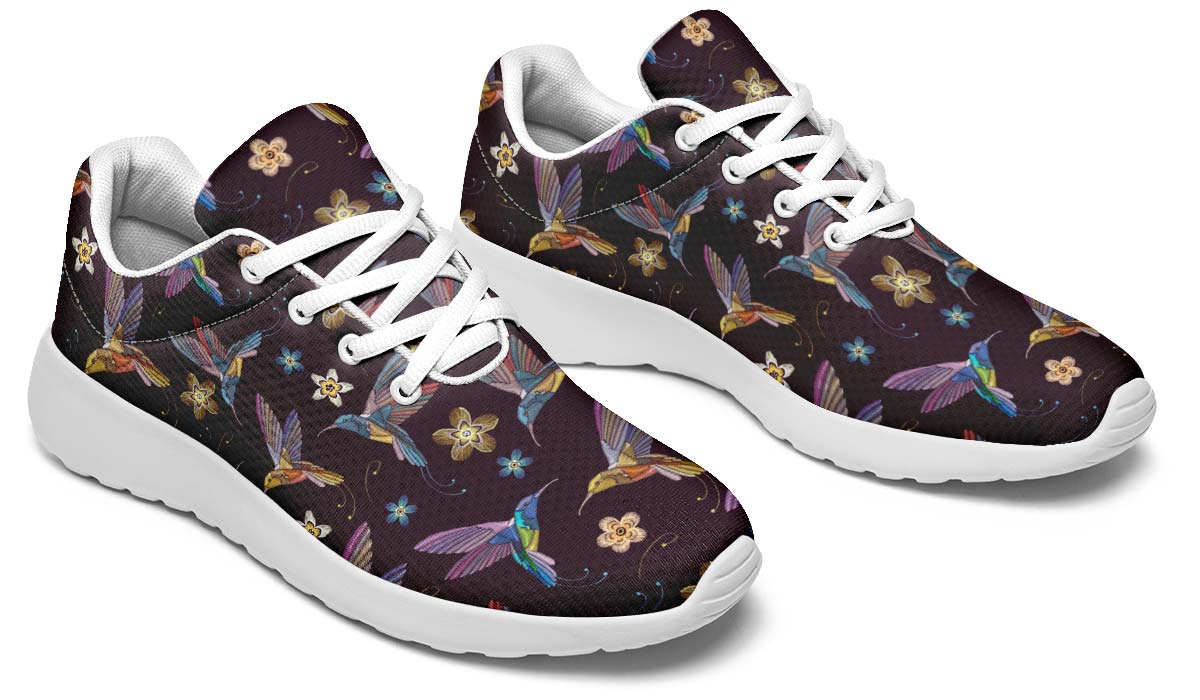 Embroidery Hummingbirds Sneakers