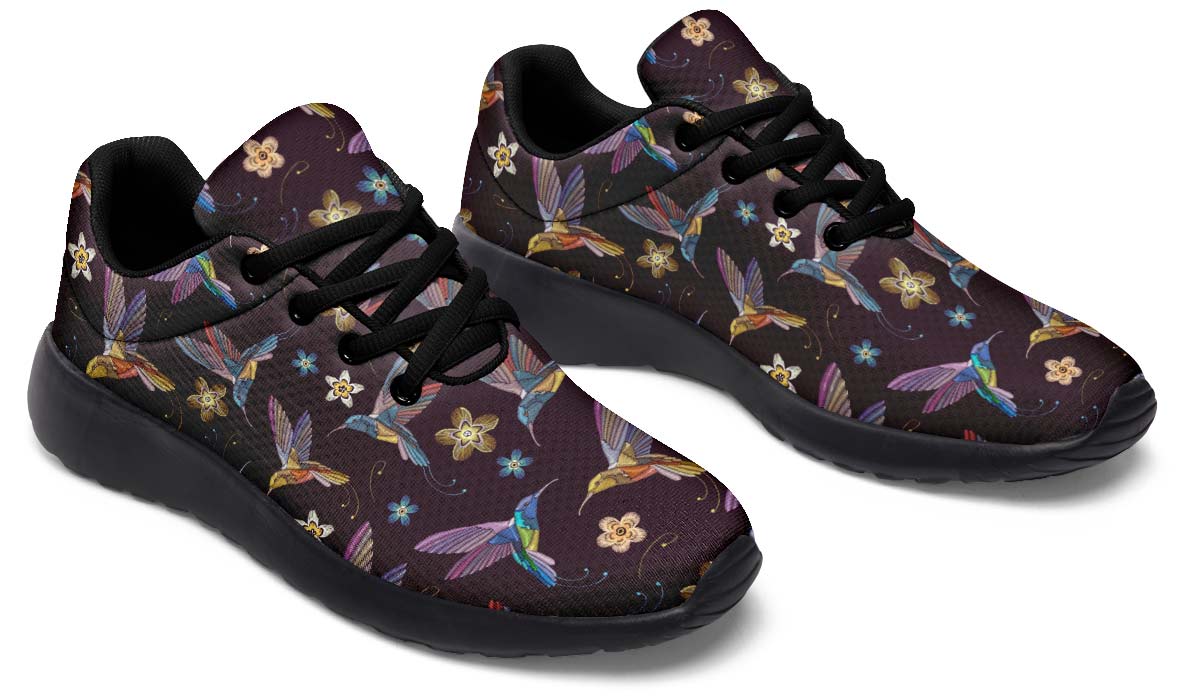 Embroidery Hummingbirds Sneakers