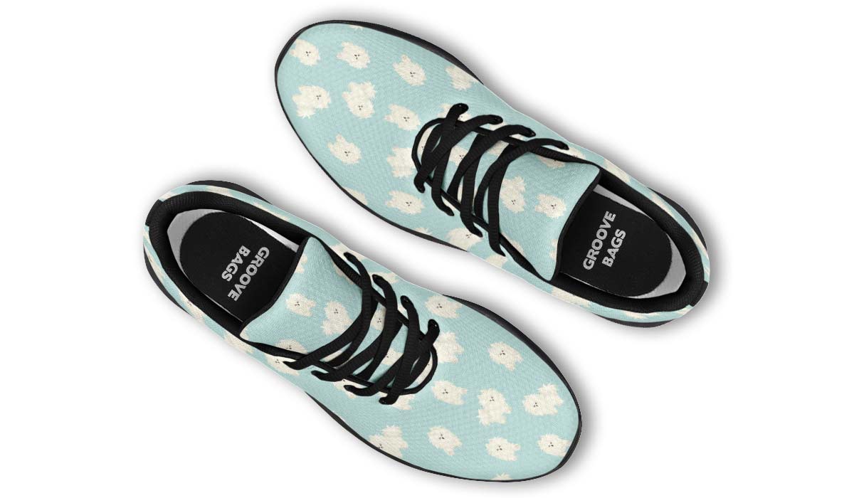 Fluffy American Eskimo Sneakers
