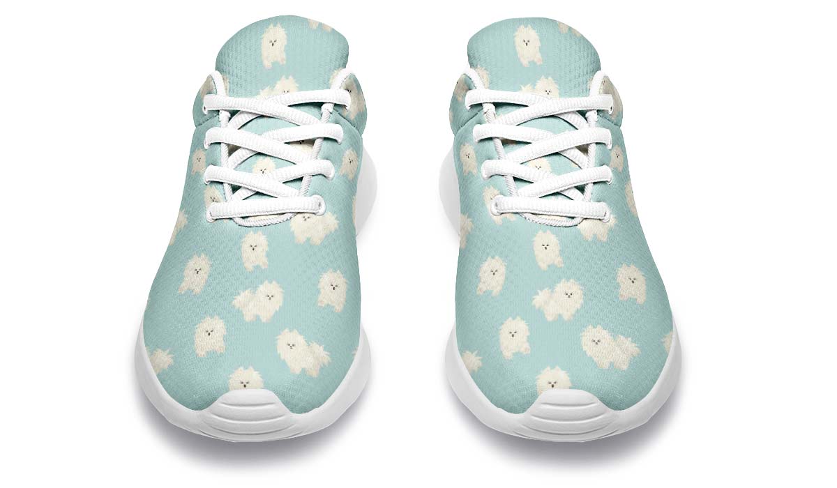 Fluffy American Eskimo Sneakers
