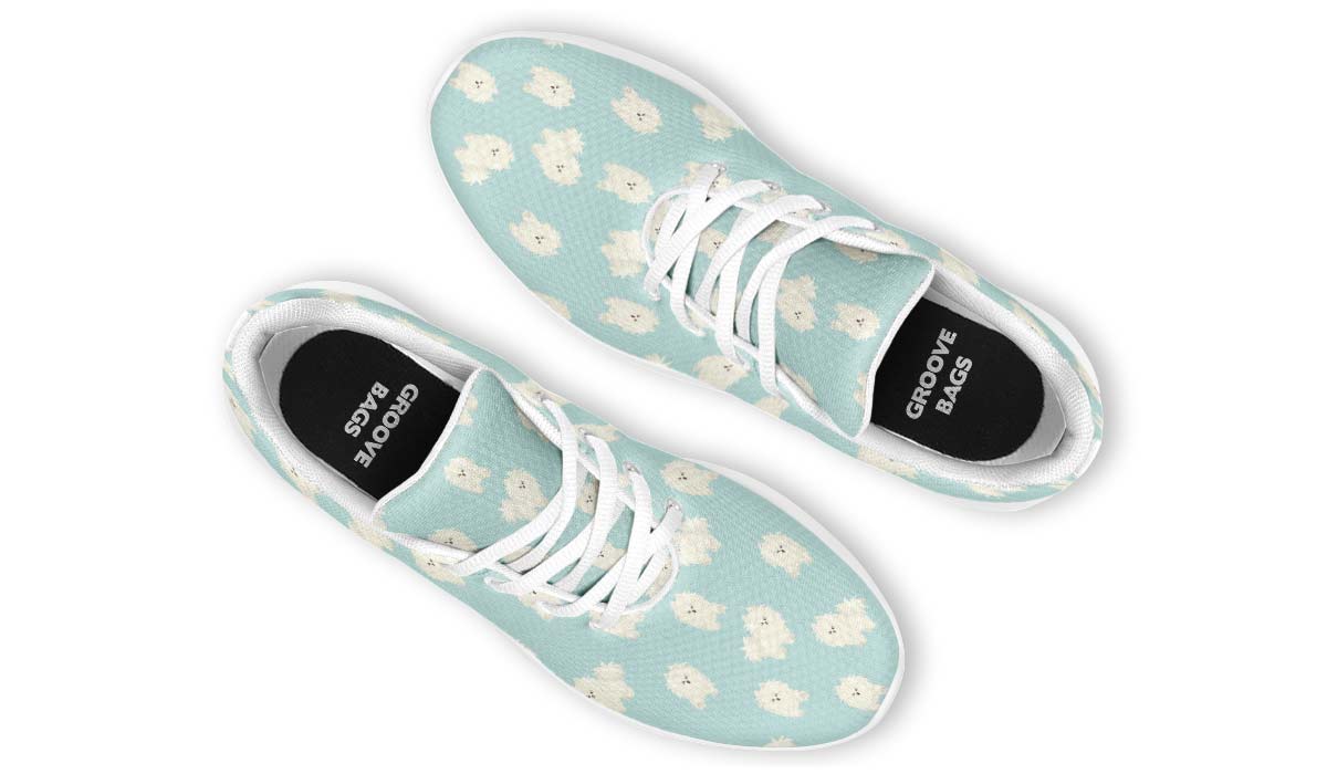 Fluffy American Eskimo Sneakers