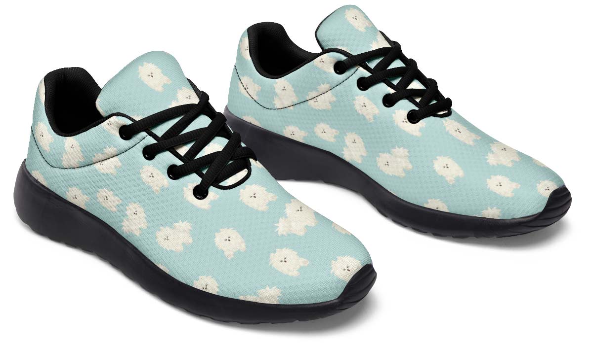 Fluffy American Eskimo Sneakers