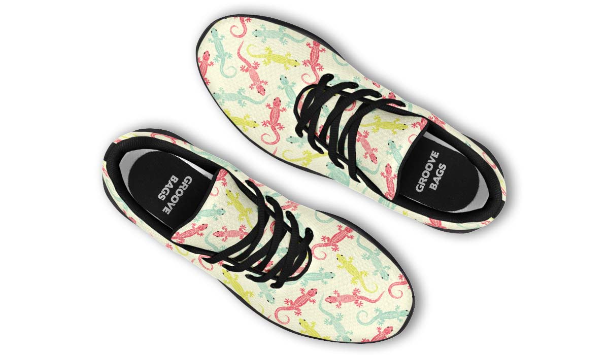 Lizard Pattern Sneakers