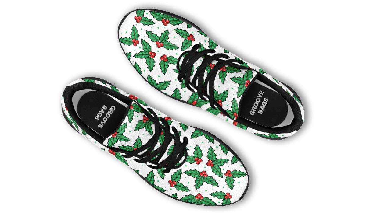 Mistletoe Pattern Sneakers