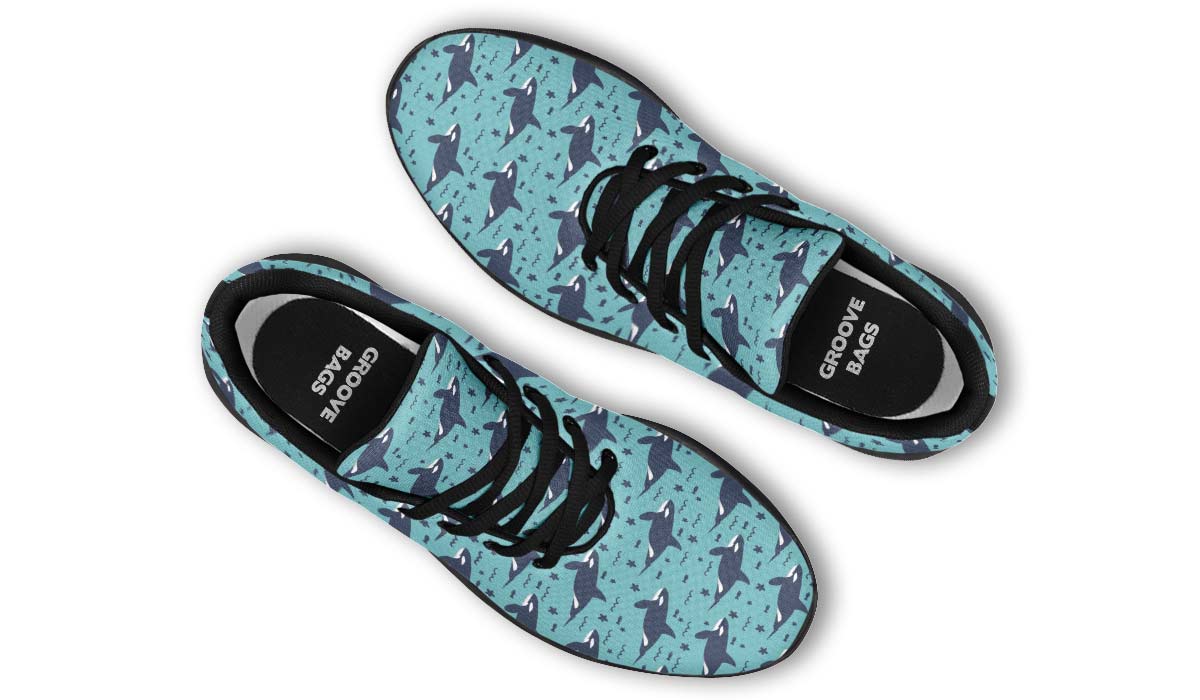 Orca Pattern Sneakers
