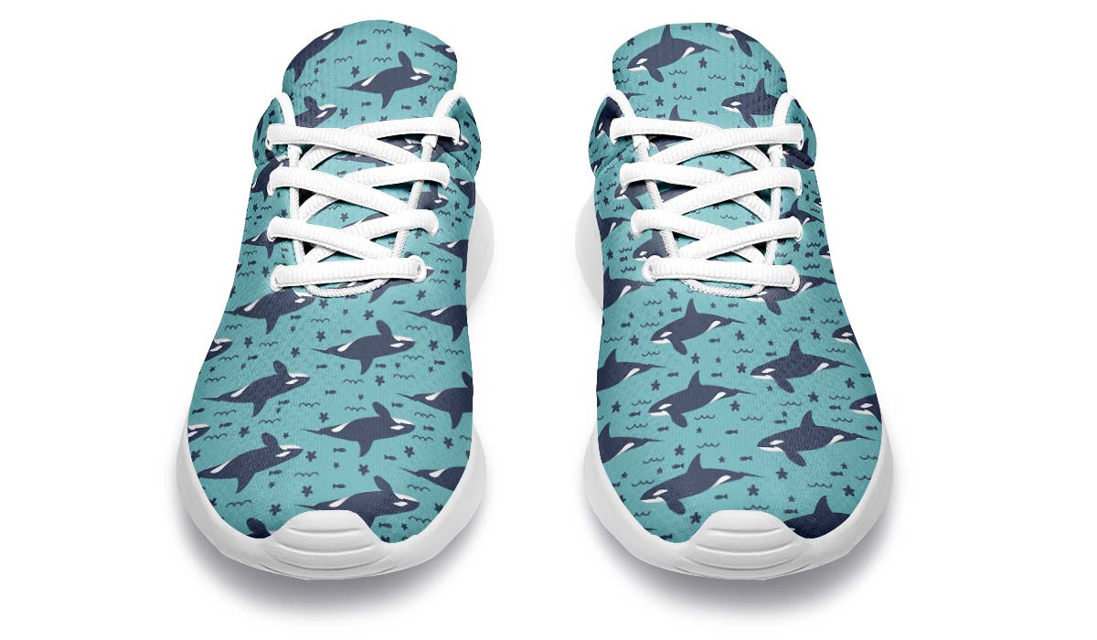 Orca Pattern Sneakers