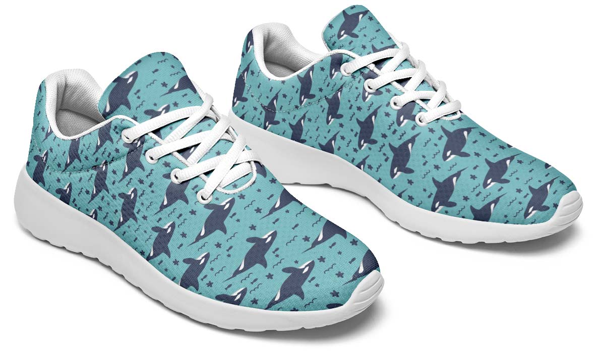 Orca Pattern Sneakers