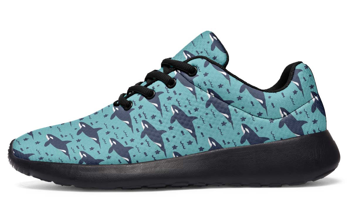 Orca Pattern Sneakers