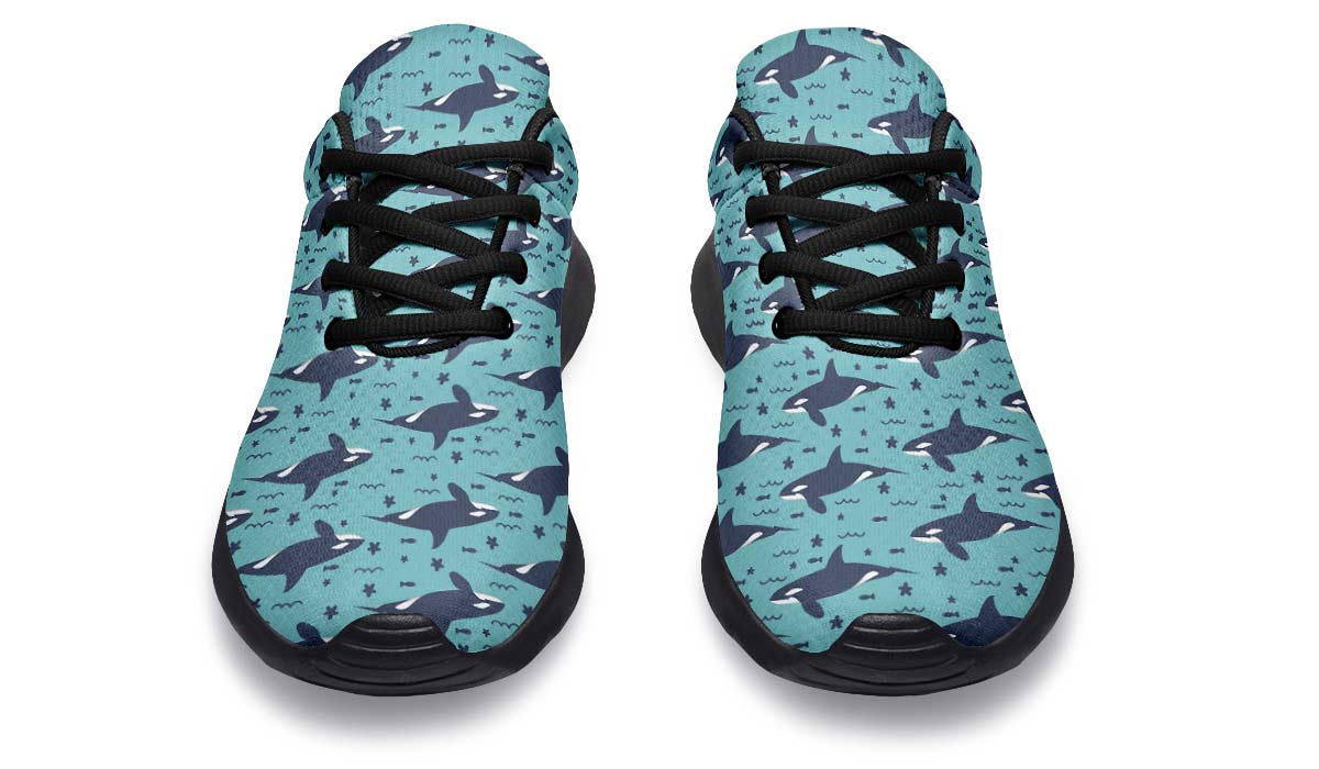 Orca Pattern Sneakers