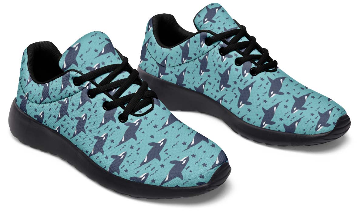 Orca Pattern Sneakers