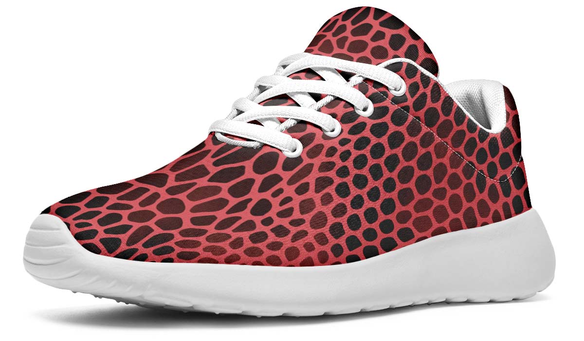 Pink Reptile Design Sneakers