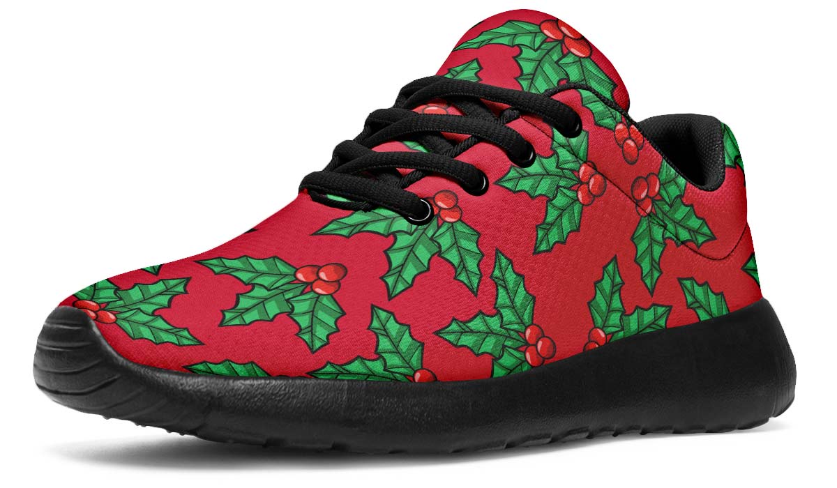 Red And Green Mistletoe Sneakers