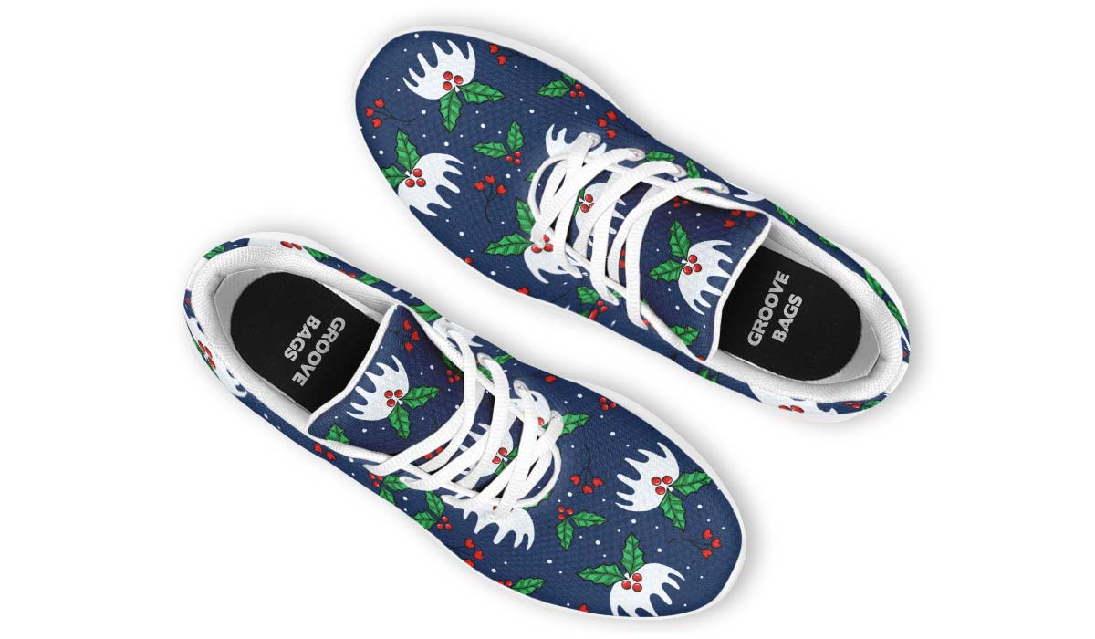 Snowy Mistletoe Sneakers