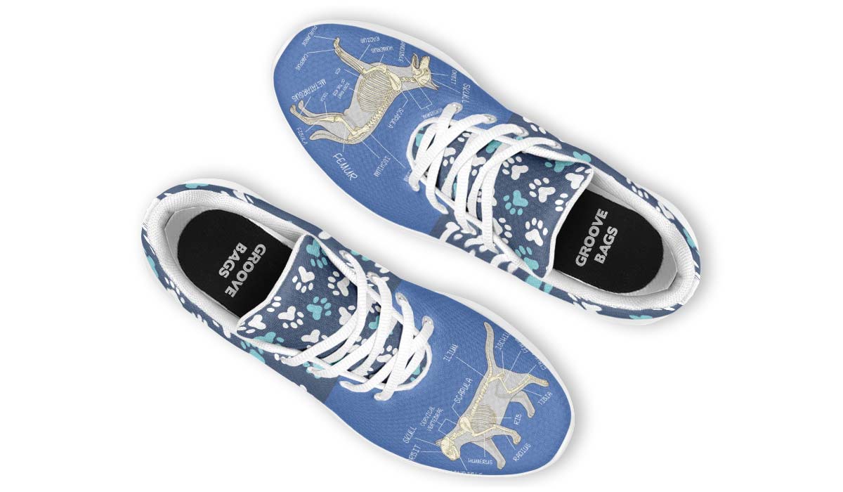 Veterinary Skeletal Diagram Sneakers