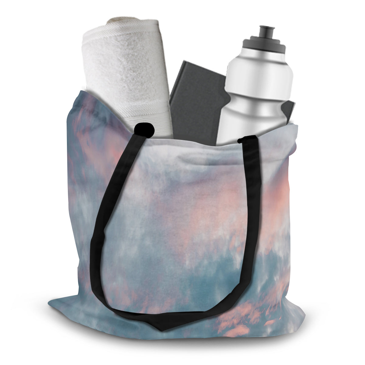 Pink Sky Tote Bags