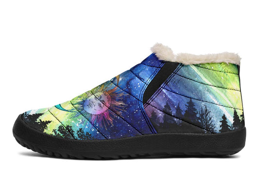 Rainbow Galaxy Sunand Moon