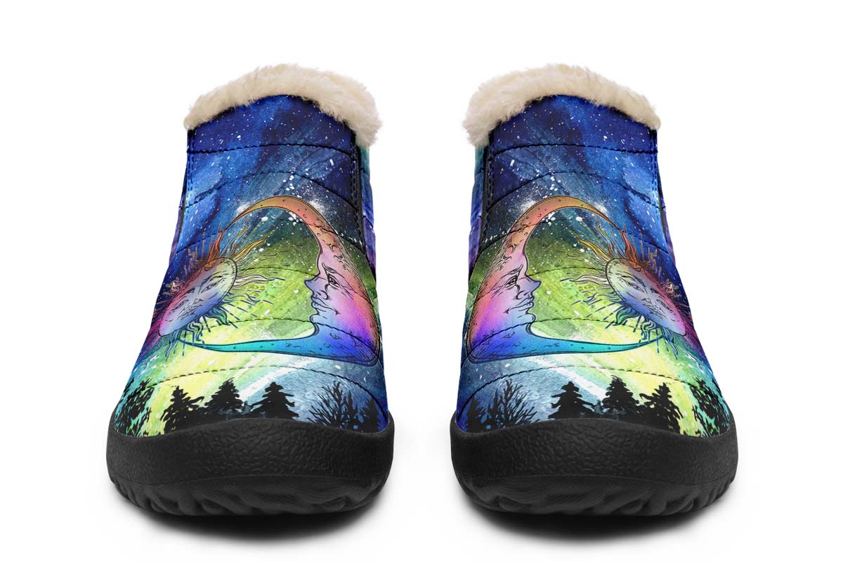 Rainbow Galaxy Sunand Moon