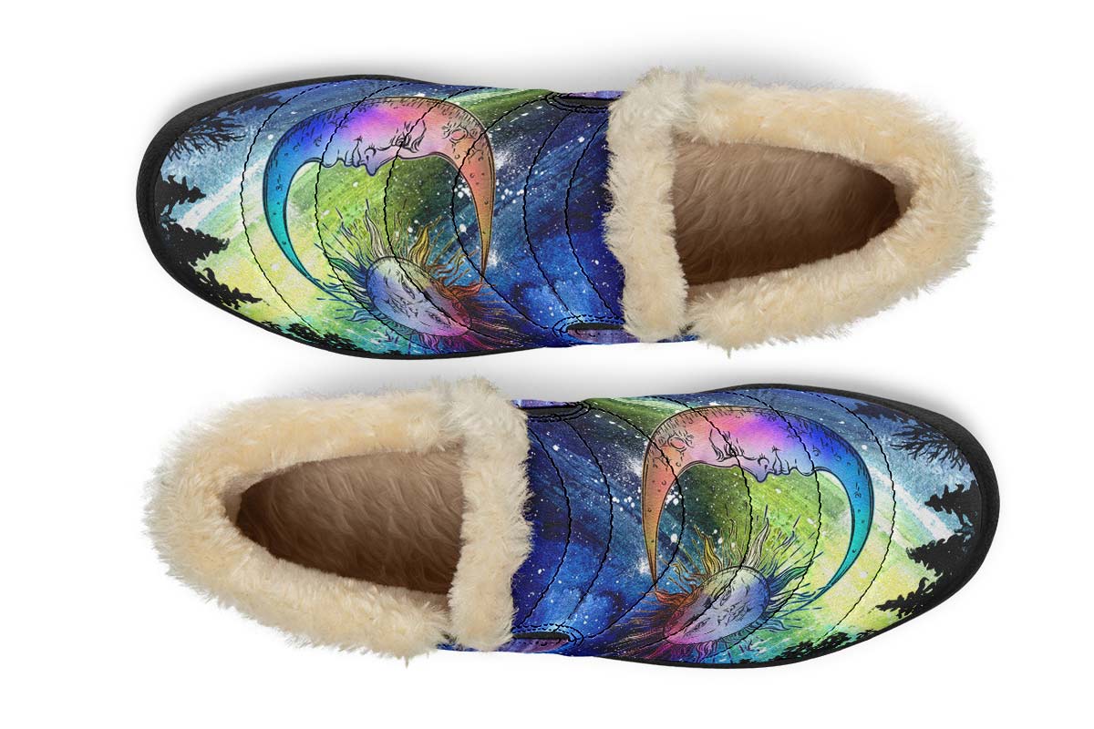 Rainbow Galaxy Sunand Moon