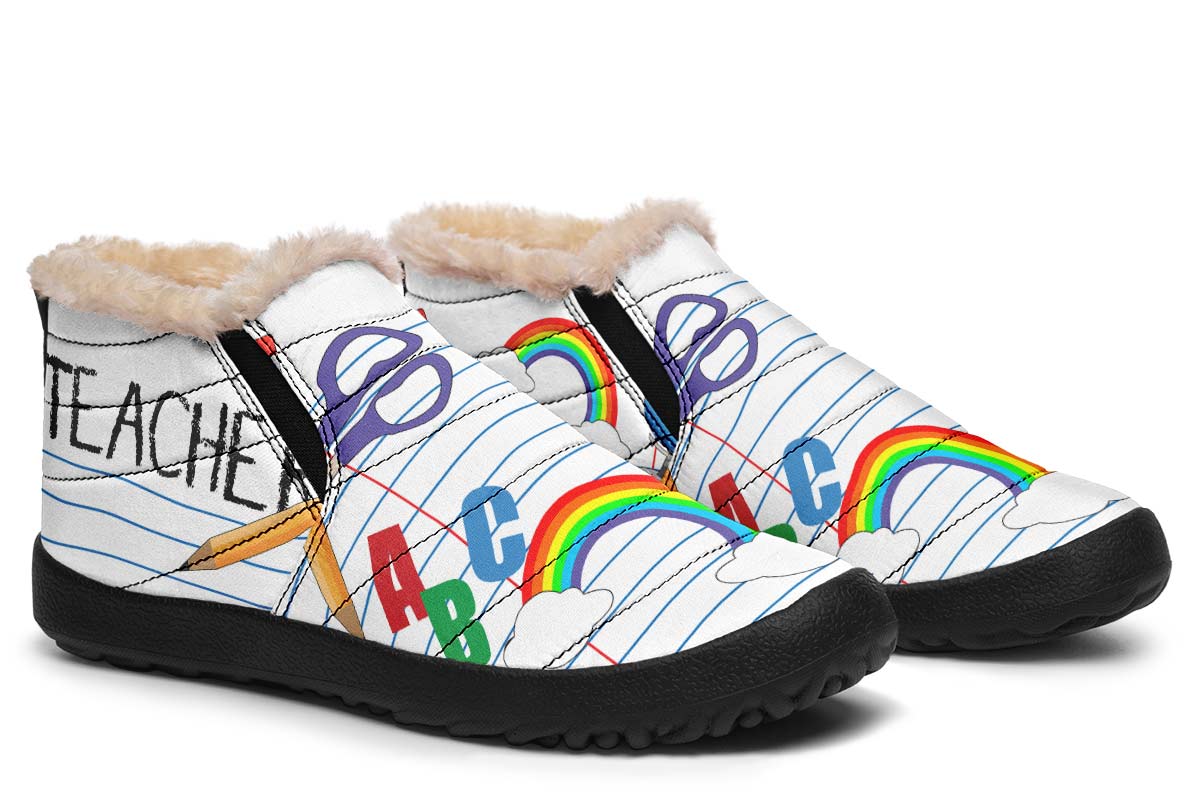 Bold Teacher Winter Sneakers