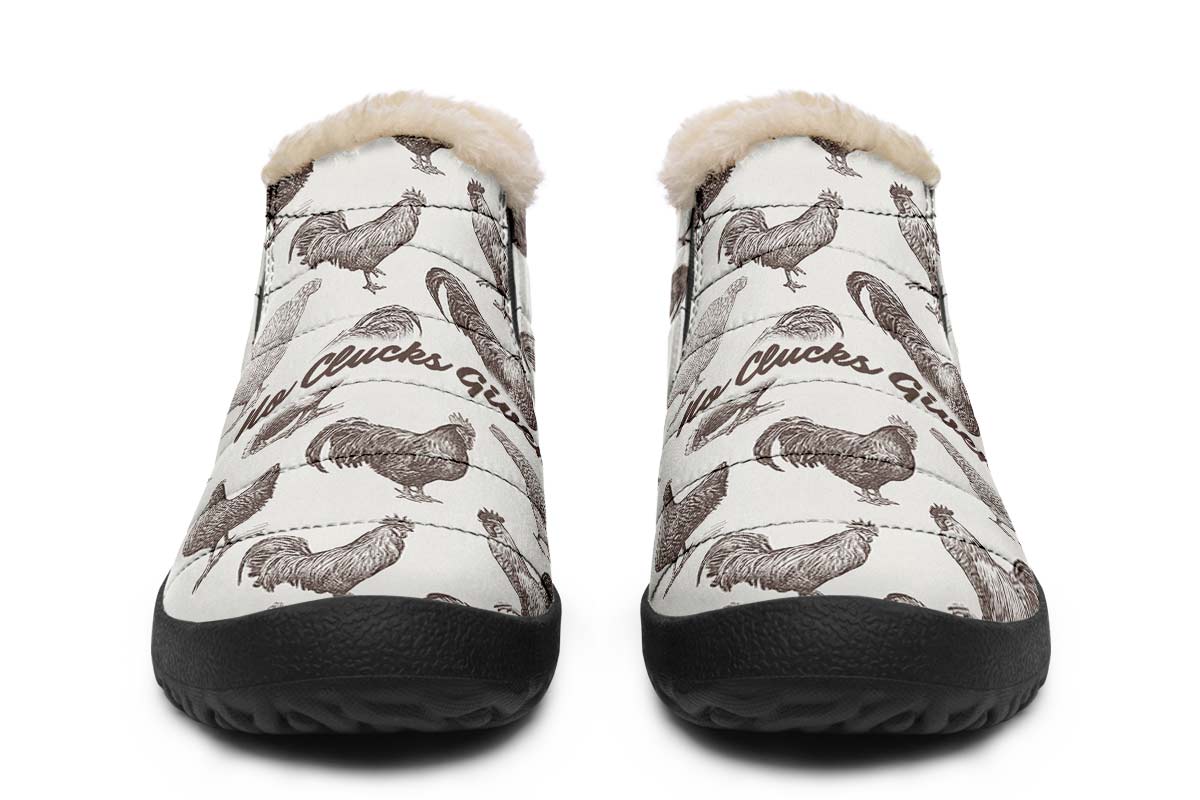Chicken Clucks Winter Sneakers