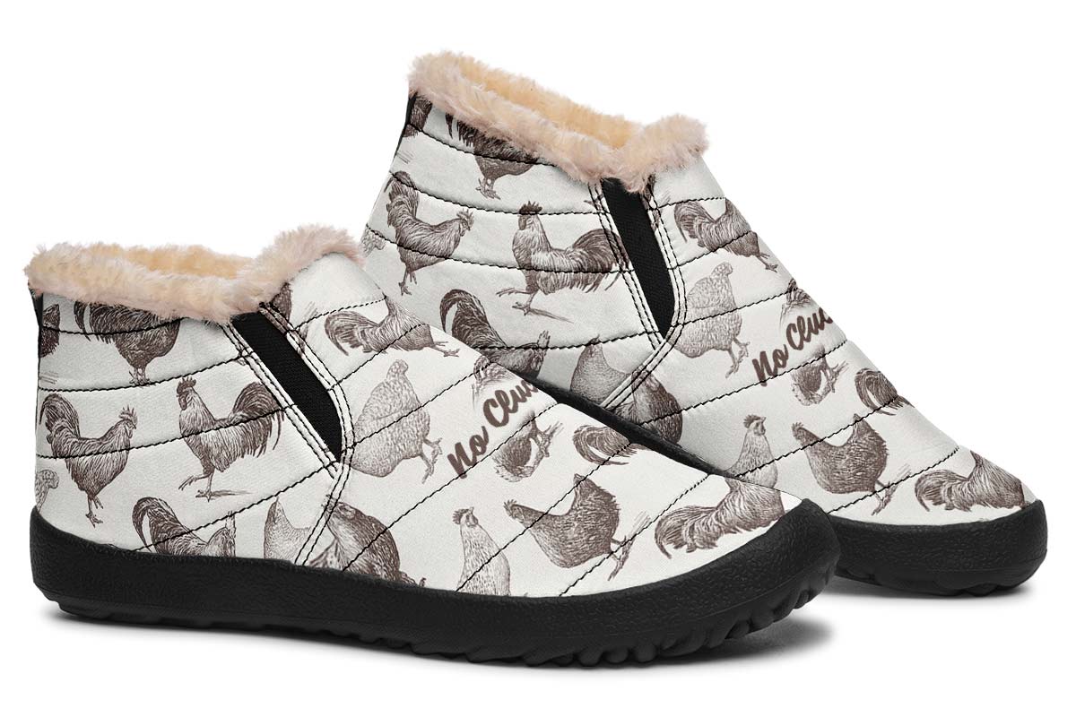 Chicken Clucks Winter Sneakers