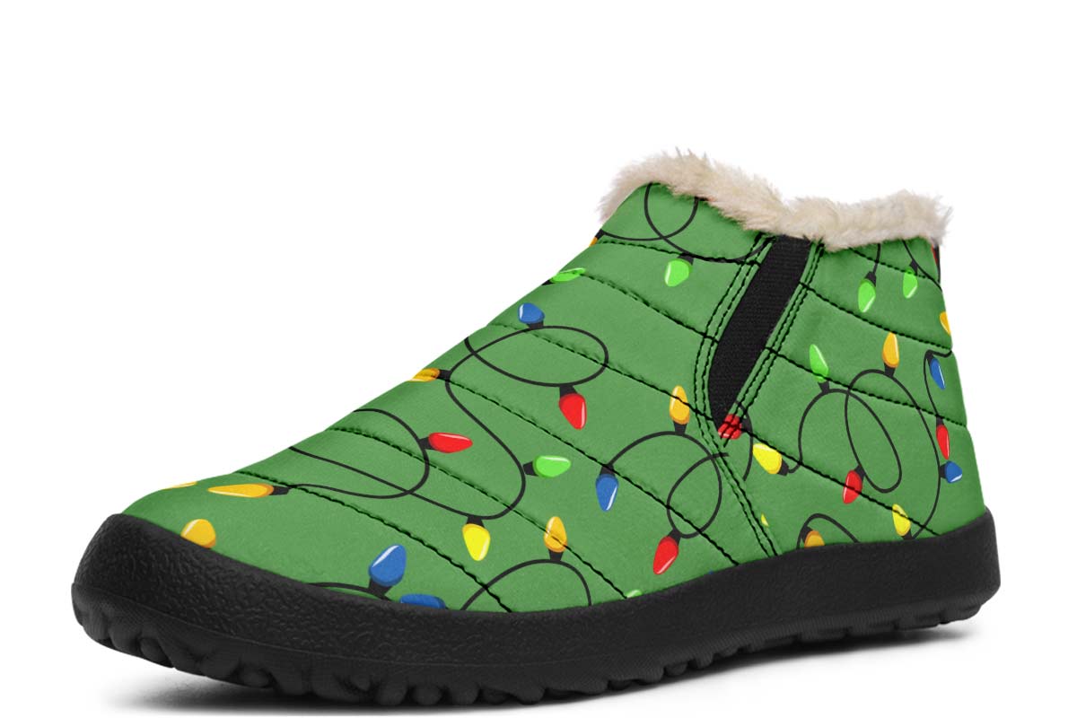 Christmas Lights Winter Sneakers