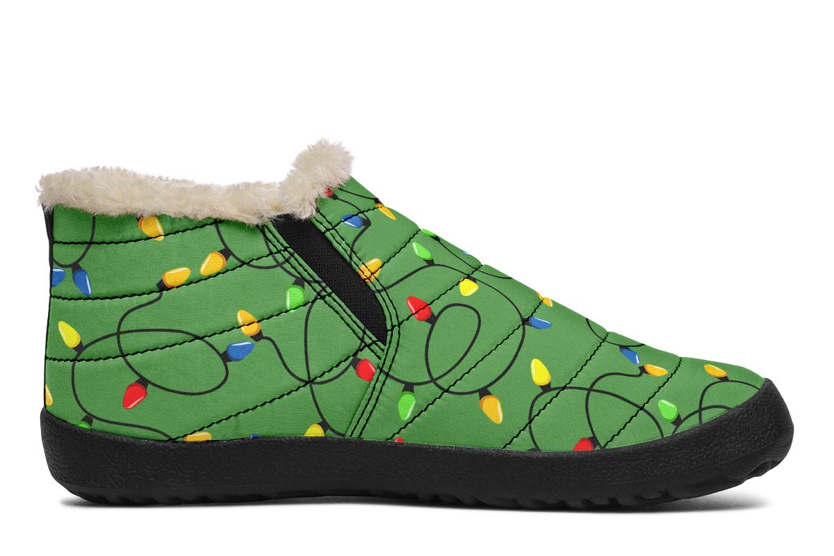 Christmas Lights Winter Sneakers
