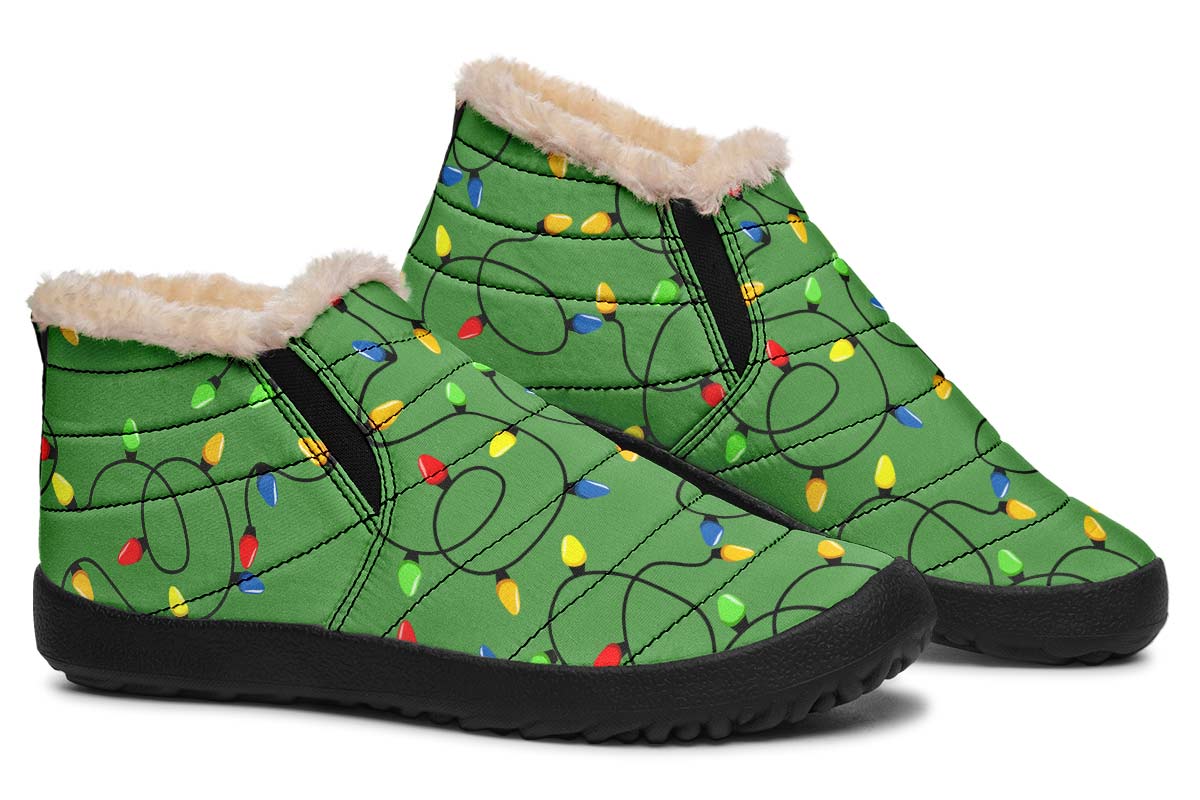 Christmas Lights Winter Sneakers