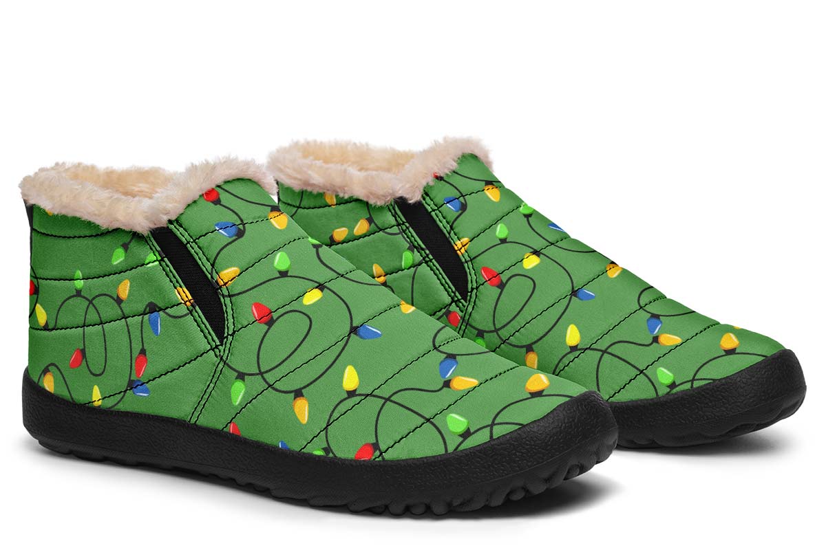 Christmas Lights Winter Sneakers