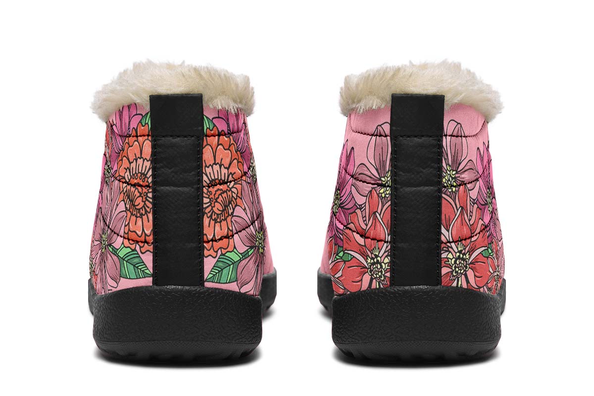 Illustrated Pit Bull Winter Sneakers