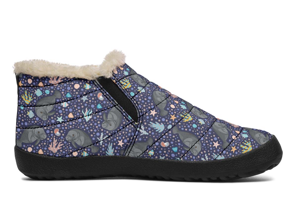 Manatee Party Winter Sneakers