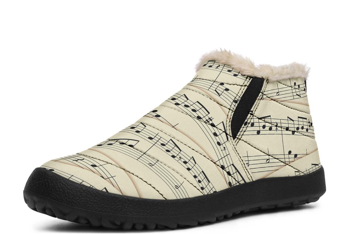 Sheet Music Winter Sneakers