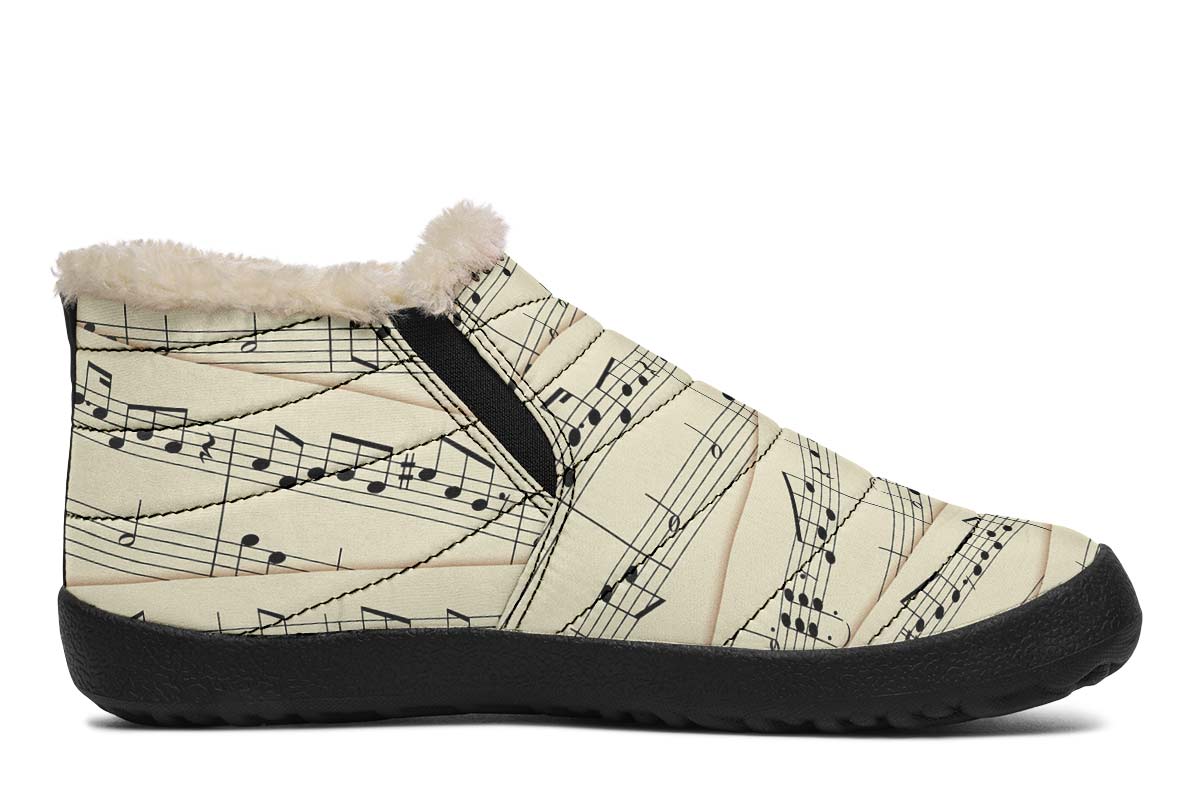 Sheet Music Winter Sneakers