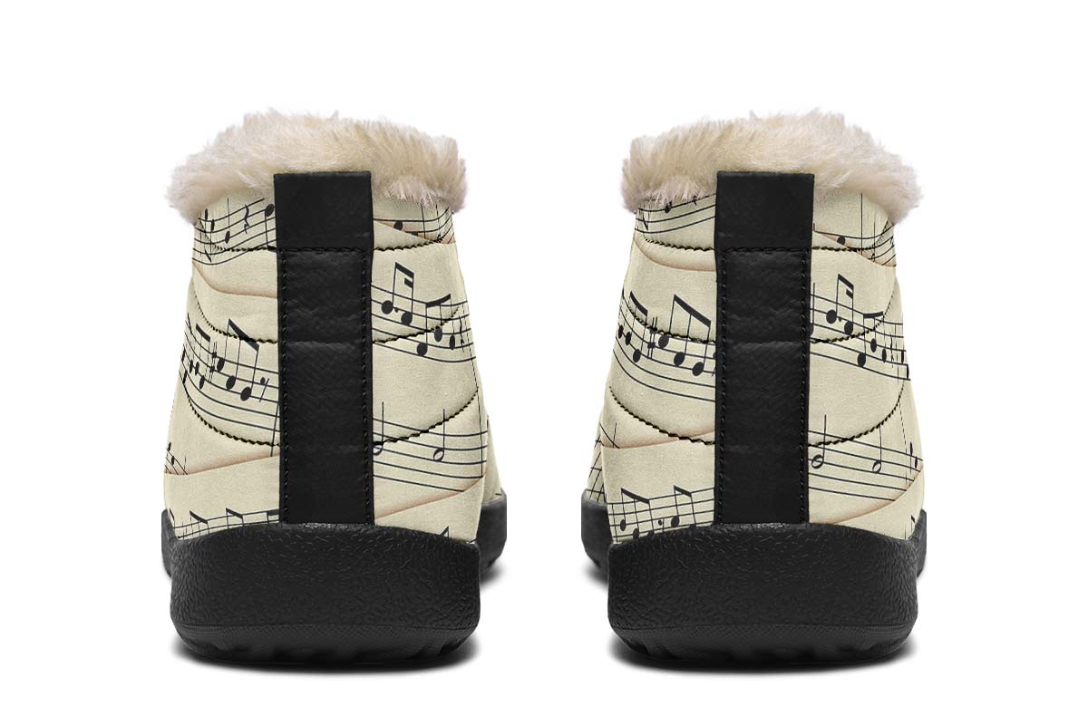 Sheet Music Winter Sneakers