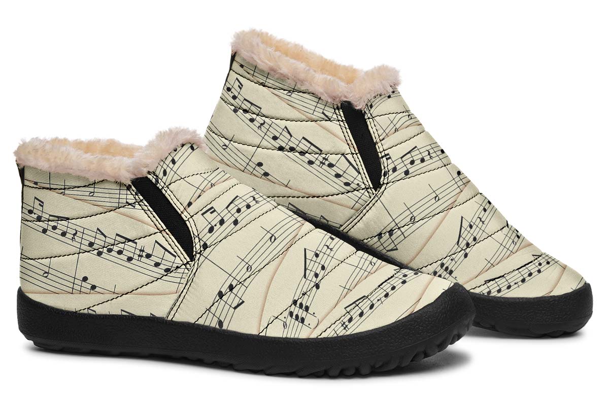 Sheet Music Winter Sneakers