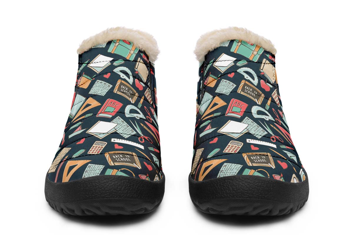 Teacher Pattern Winter Sneakers
