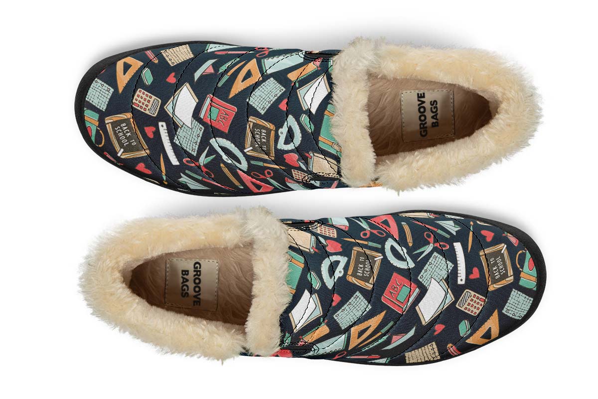 Teacher Pattern Winter Sneakers